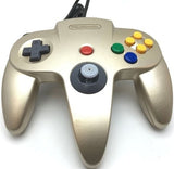 NINTENDO 64 CONSOLE + GOLD CONTROLLER (UNBOXED)