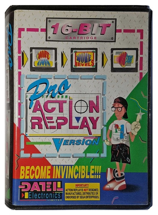 ACTION REPLAY - PRO VERSION + MANUAL (BOXED)