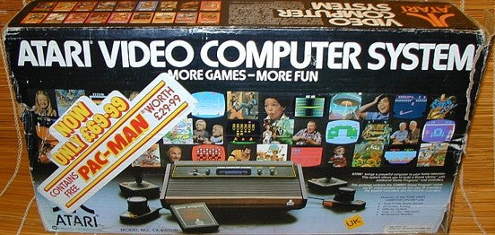 ATARI 2600 WOODY CONSOLE - (BOXED)