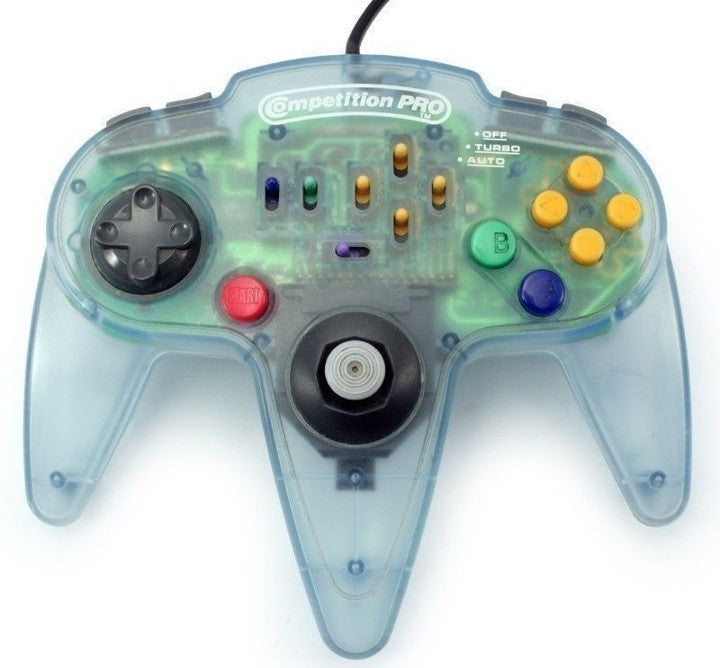 N64 COMPETITION PRO CONTROLLER - TRANSPARENT – NextGen Trader