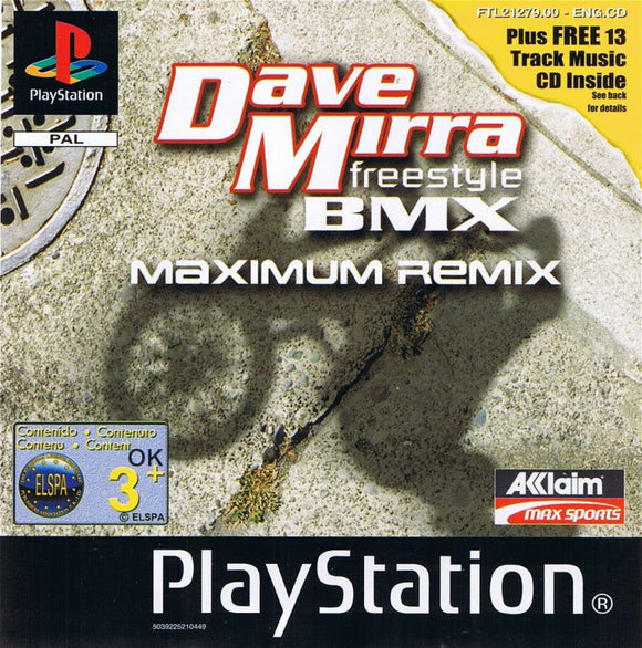 DAVE MIRRA FRESTYLE BMX + CD - COMPLETE