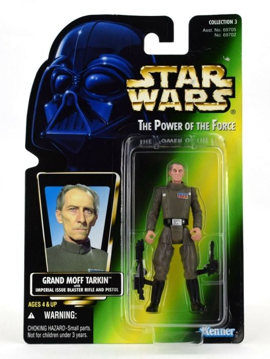 STAR WARS - POWER OF THE FORCE - GRAND MOFF TARKIN (BOXED)