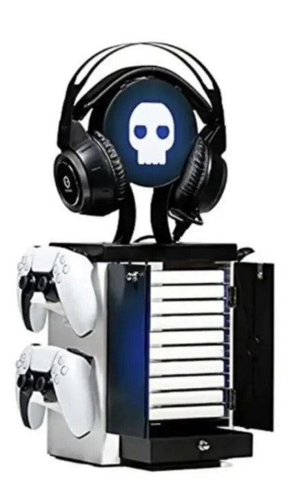 NUMSKULL BLUE & WHITE GAMING LOCKER