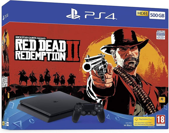 PLAYSTATION 4 500GB CONSOLE RED DEAD REDEMPTION 2 (BOXED)