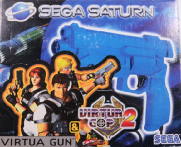 SEGA SATURN VIRTUA COP 2 & GUN (BOXED)