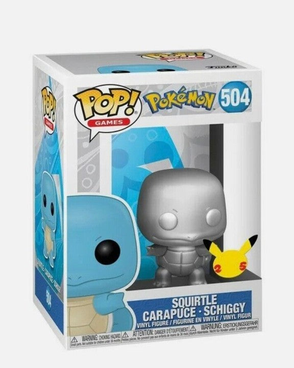 FUNKO POP - SQUIRTLE 25TH ANNIVERSARY 504