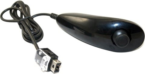 WII NUNCHUCK - (BLACK)