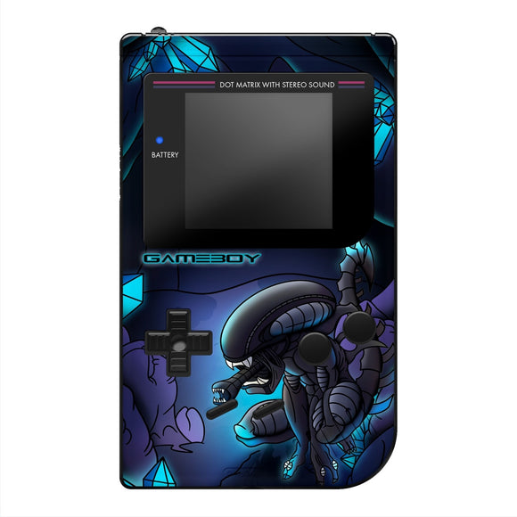 GAMEBOY ORIGINAL - ALIEN CUSTOM SHELL