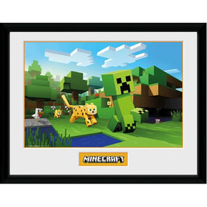 MINECRAFT OCELOT PICTURE FRAME